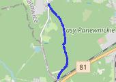 Trasa z dnia 2017-01-22 09:45 Rehabilitacyjnie - mapa trasy gps - marsz