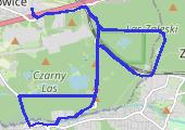 Trasa z dnia 2017-01-24 09:39 - mapa trasy gps - bieganie