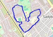 Trasa 184 - mapa trasy gps - bieganie
