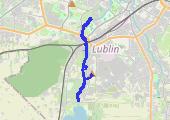 9 km spokojnie - mapa trasy gps - bieganie