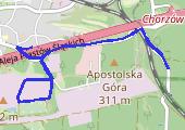 Trasa z dnia 2017-02-01 09:57 - mapa trasy gps - bieganie