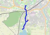 10 km swobodnie - mapa trasy gps - bieganie