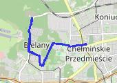 Trasa z dnia 2017-02-03 22:46 - mapa trasy gps - bieganie