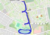 Trasa z dnia 2017-02-06 17:11 - mapa trasy gps - bieganie