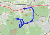 Trasa z dnia 2017-02-07 08:55 - mapa trasy gps - bieganie