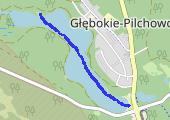 Głębokie po lodzie - mapa trasy gps - spacer