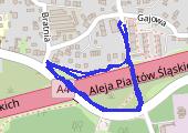 Trasa z dnia 2017-02-13 09:06 - mapa trasy gps - bieganie