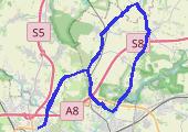 Trasa z dnia 2012-04-21 16:52 - mapa trasy gps - rower górski