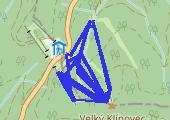 Trasa z dnia 2017-02-18 12:58 - mapa trasy gps - narty