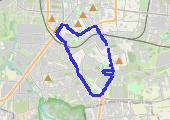 Trasa z dnia 2017-02-20 17:32 - mapa trasy gps - bieganie
