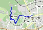 Trasa z dnia 2017-02-23 22:53 - mapa trasy gps - bieganie