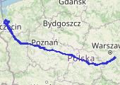 Trasa z dnia 2017-02-24 20:04 - mapa trasy gps - samochód
