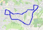 Trasa z dnia 2017-02-24 21:09 - mapa trasy gps - bieganie