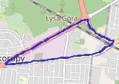 Trasa z dnia 2017-02-25 14:02 - mapa trasy gps - spacer