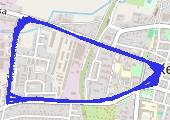 Trasa z dnia 2017-02-26 22:13 - mapa trasy gps - bieganie