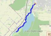 12 km na luzie - mapa trasy gps - bieganie