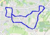 Trasa z dnia 2017-03-03 20:59 - mapa trasy gps - bieganie