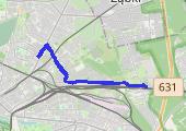 Trasa z dnia 2017-03-04 10:40 - mapa trasy gps - nordic walking