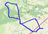 Trasa z dnia 2017-03-04 17:24 - mapa trasy gps - rower górski