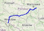 Trasa z dnia 2017-03-05 15:19 - mapa trasy gps - samochód