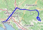 Trasa z dnia 2016-08-09 08:34 - mapa trasy gps - marsz
