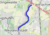 Trasa z dnia 2017-03-06 11:46 - mapa trasy gps - rolki