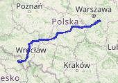 Trasa z dnia 2017-03-06 04:52 - mapa trasy gps - samochód