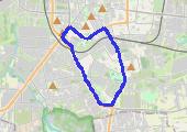 Trasa z dnia 2017-03-07 17:09 - mapa trasy gps - bieganie