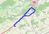 Trasa z dnia 2017-03-07 17:00 - mapa trasy gps - rower górski
