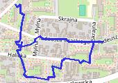Trasa z dnia 2013-06-05 05:18 - mapa trasy gps - marsz