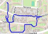 Trasa z dnia 2013-06-05 05:17 - mapa trasy gps - marsz