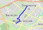 Trasa z dnia 2017-03-08 19:53 - mapa trasy gps - spacer