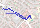 Trasa z dnia 2017-03-09 07:48 - mapa trasy gps - spacer