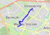 Trasa z dnia 2017-03-09 14:51 - mapa trasy gps - spacer