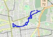 Trasa z dnia 2017-03-11 10:26 - mapa trasy gps - bieganie