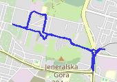 przed egida - mapa trasy gps - bieganie