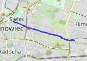 po auto - mapa trasy gps - bieganie
