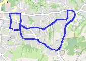 Trasa z dnia 2017-03-12 20:54 - mapa trasy gps - bieganie