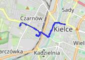 Trasa z dnia 2017-03-13 13:02 - mapa trasy gps - rower miejski