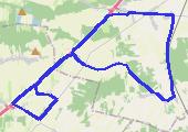 Trasa z dnia 2017-03-13 14:53 - mapa trasy gps - rower górski