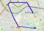 Trasa z dnia 2017-03-13 17:43 - mapa trasy gps - bieganie