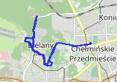 Trasa z dnia 2017-03-13 18:49 - mapa trasy gps - bieganie