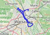 Trasa z dnia 2017-03-14 19:32 - mapa trasy gps - rower górski