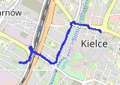 Trasa z dnia 2017-03-13 18:31 - mapa trasy gps - rower miejski