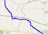 Trasa z dnia 2017-03-16 18:19 - mapa trasy gps - rower szosowy