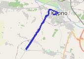 Trasa z dnia 2017-03-16 20:33 - mapa trasy gps - bieganie