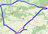 Trasa z dnia 2017-03-17 10:04 - mapa trasy gps - rower górski