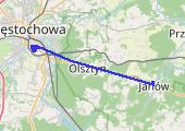 Trasa z dnia 2017-03-21 07:40 - mapa trasy gps - marsz