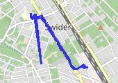 Trasa z dnia 2017-03-22 12:39 - mapa trasy gps - spacer