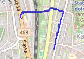 Trasa z dnia 2017-03-22 16:46 - mapa trasy gps - spacer